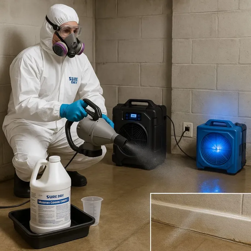 Sanitization and Odor Removal process in Sussex, VA