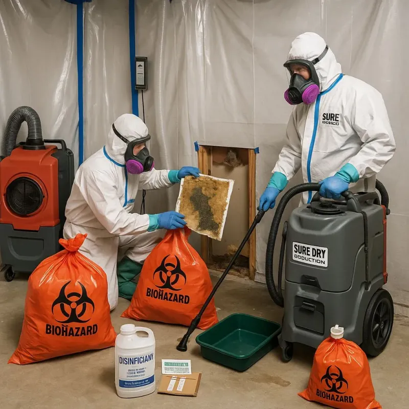 Contaminated Water Handling Protocols process in Sussex, VA