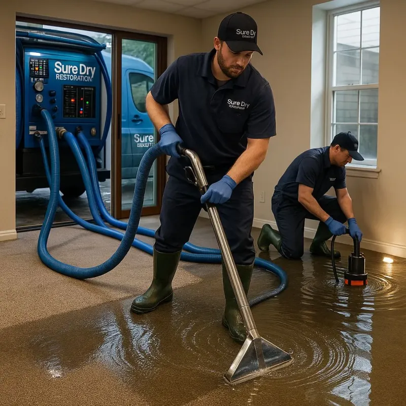 Water Extraction and Removal process in Sussex, VA
